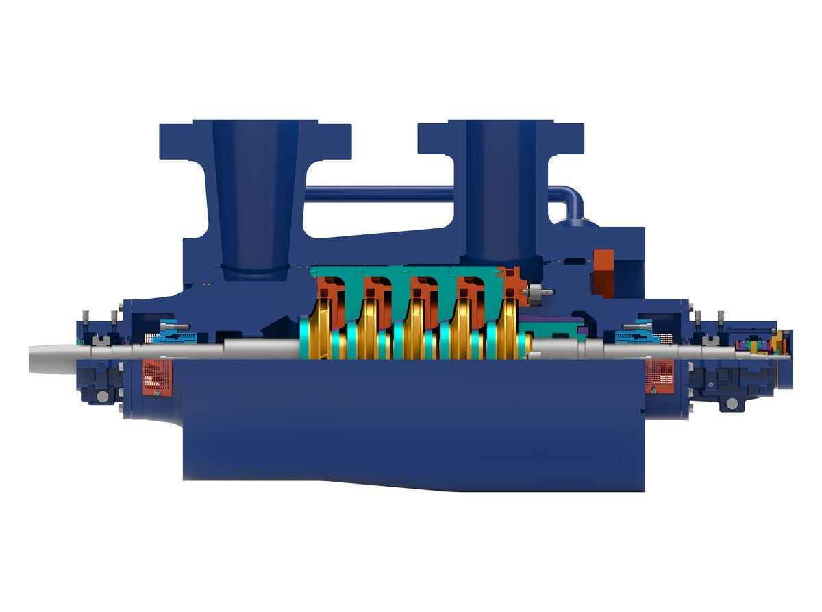 BB5 - TMP model: MESB – MESB-D Centrifugal-Pump - Side View 1