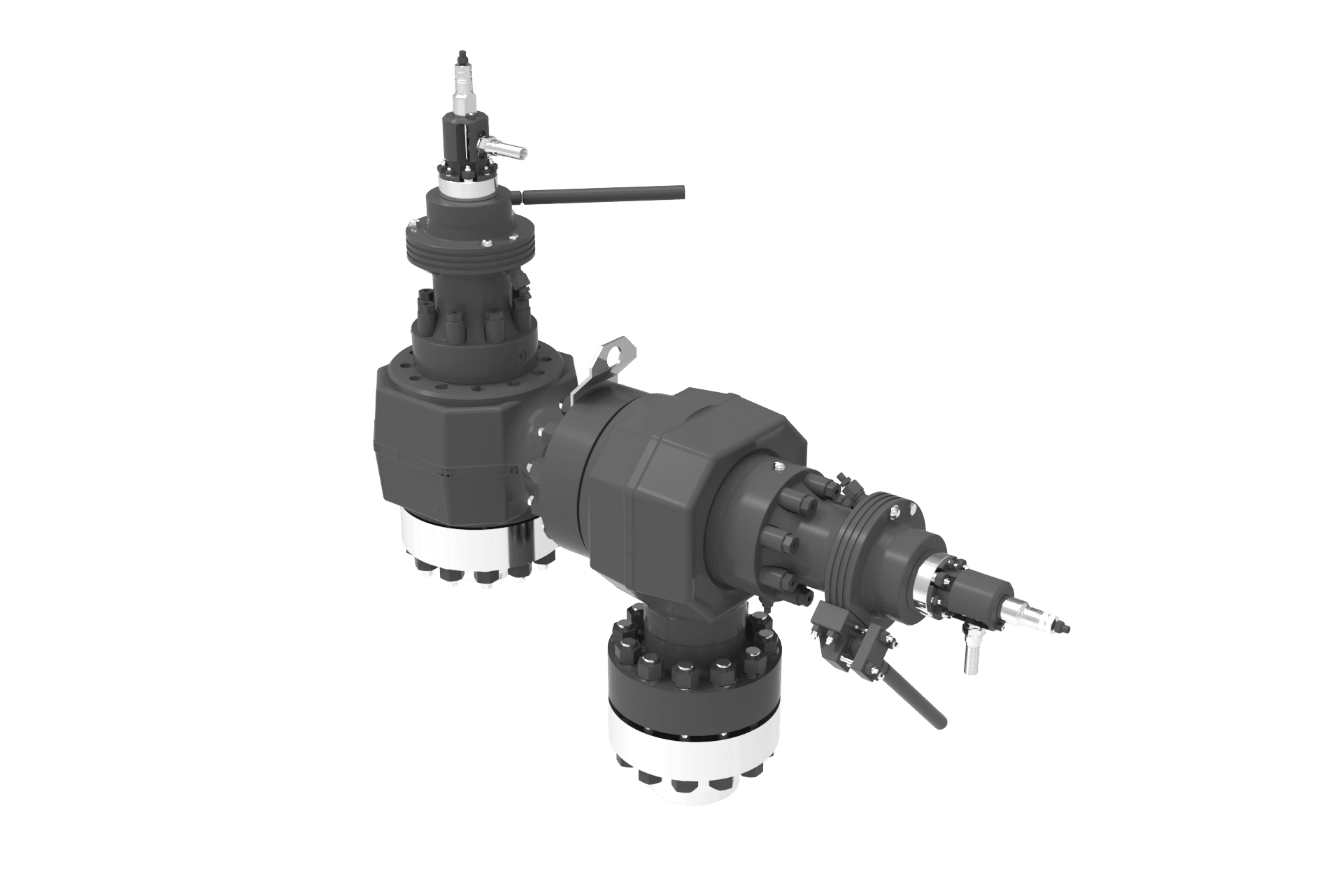 Angled back left side view of a SEBIM PRG 2000 POSV Tandem Safety Valve manufactured by Trillium Flow Technologies