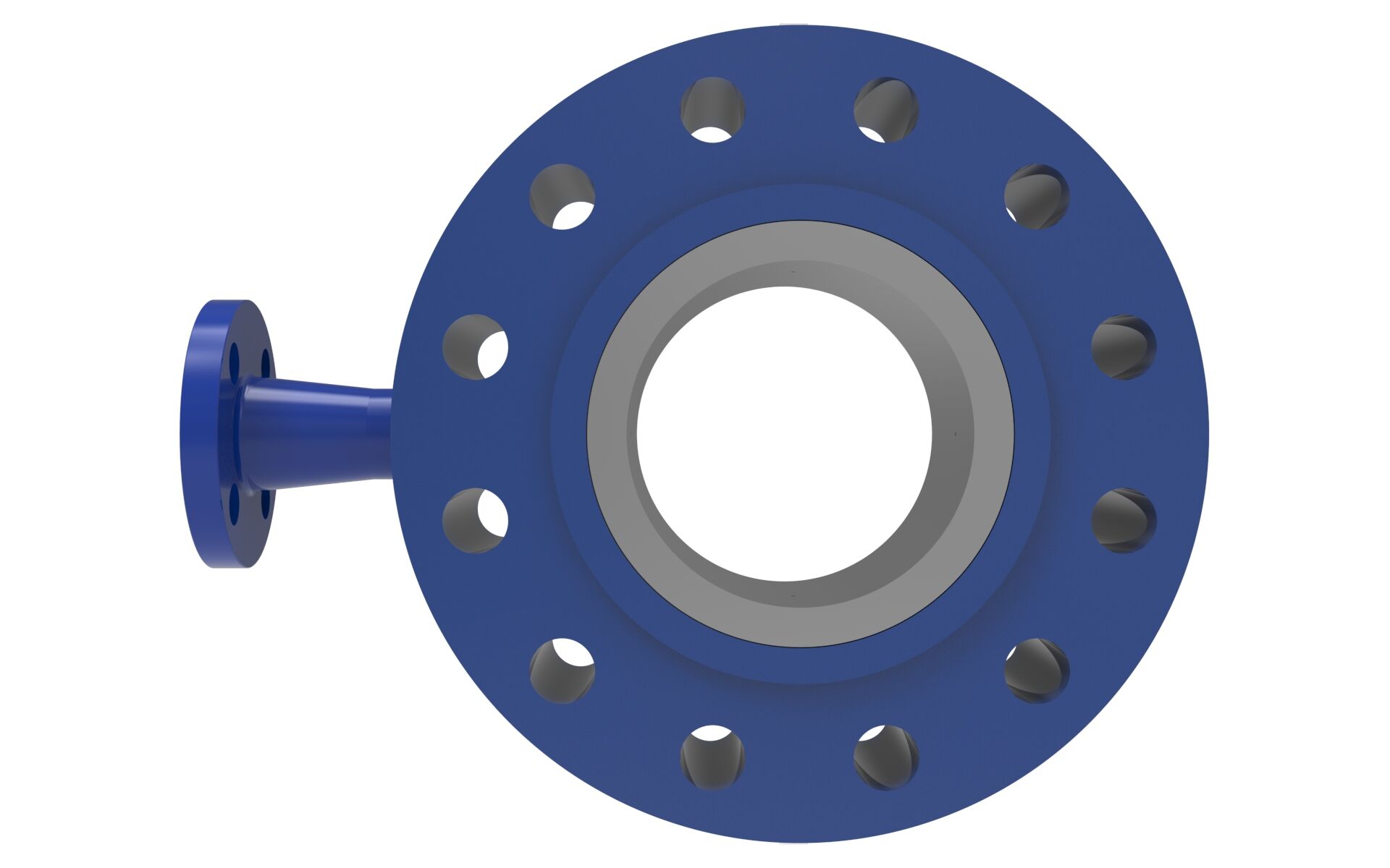 Front view of a Blakeborough BV986 Desuperheater manufactured by Trillium Flow Technologies