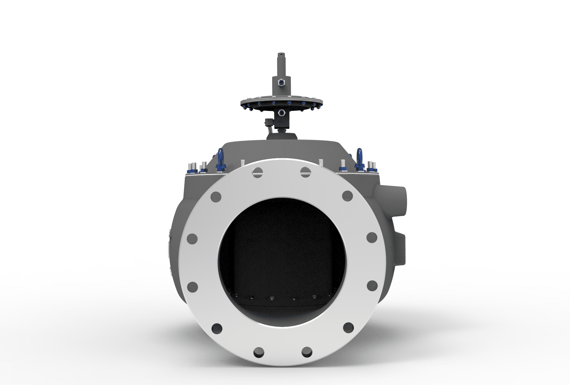 SARASIN-RSBD® 74LP, 74VP, & 78LP SERIES PILOT OPERATED PRESSURE RELIEF VALVE, front view