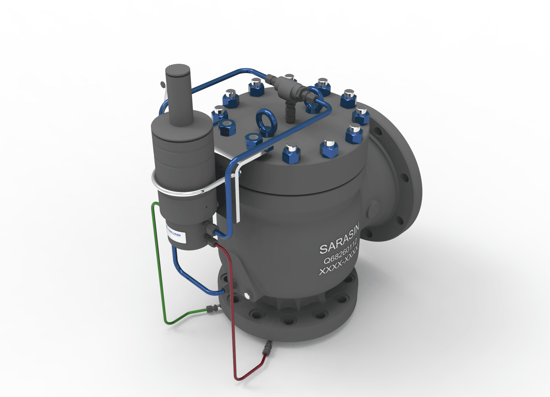 Sarasin 76 Series Pilot Operated Pressure Relief Valve 6
