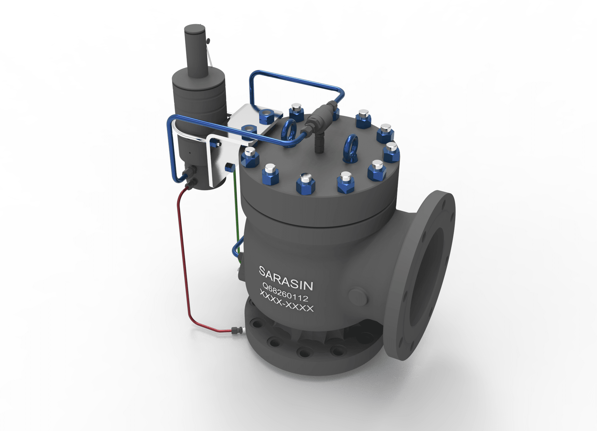 Sarasin 76 Series Pilot Operated Pressure Relief Valve 7