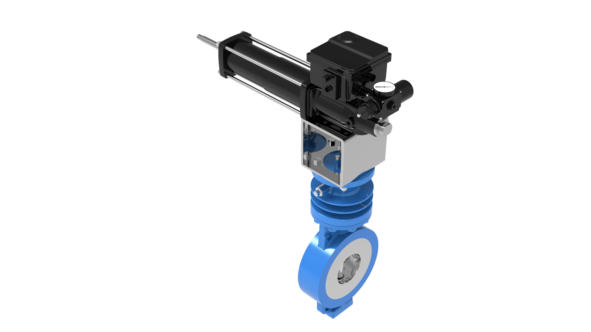 BATLEY VALVE® BV 32000 REFRACTORY LINED right angled view