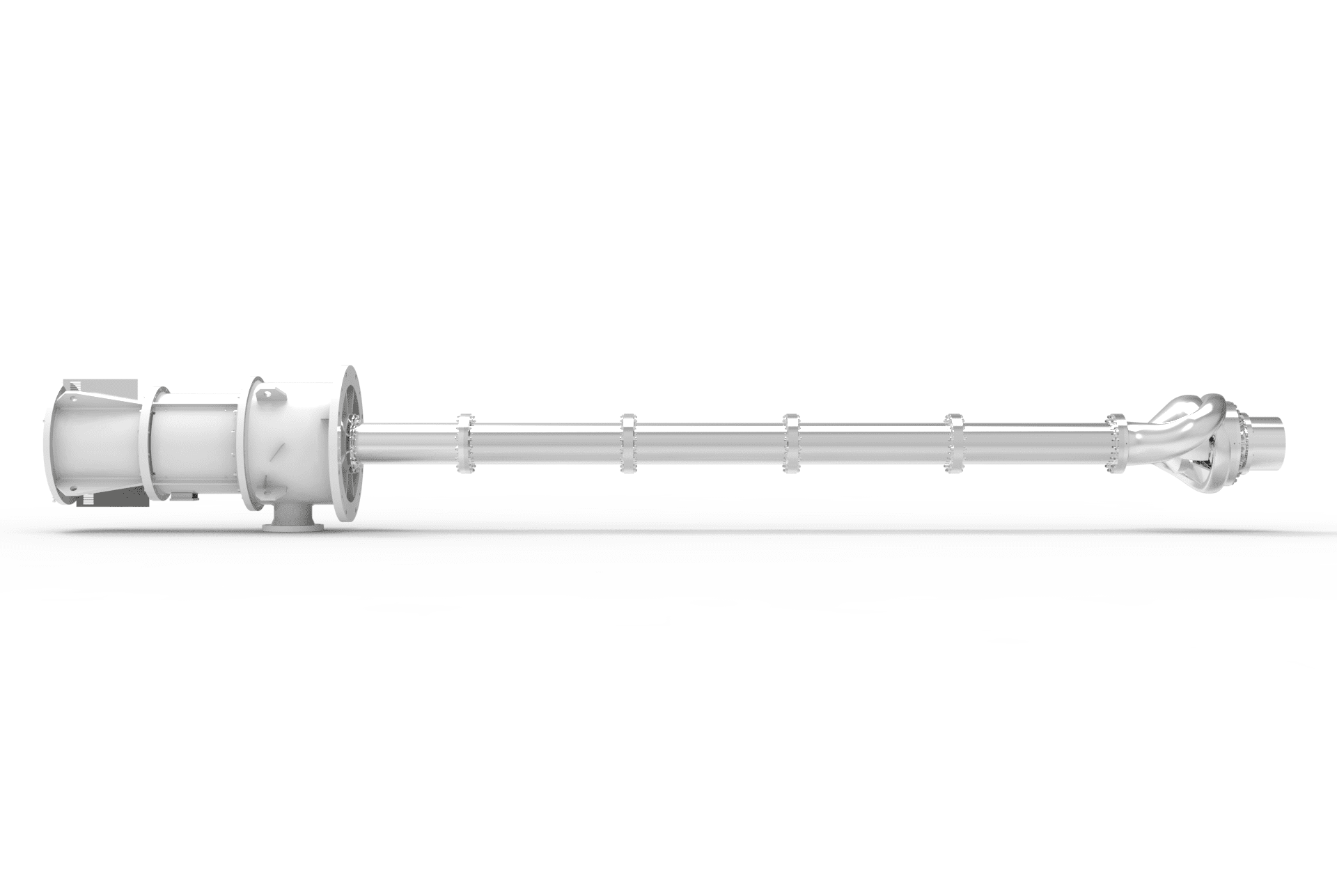 GABBIONETA PUMPS® VD & VLD VS2 & VS7 TYPE API 610 CENTRIFUGAL PUMP left side horizontal view