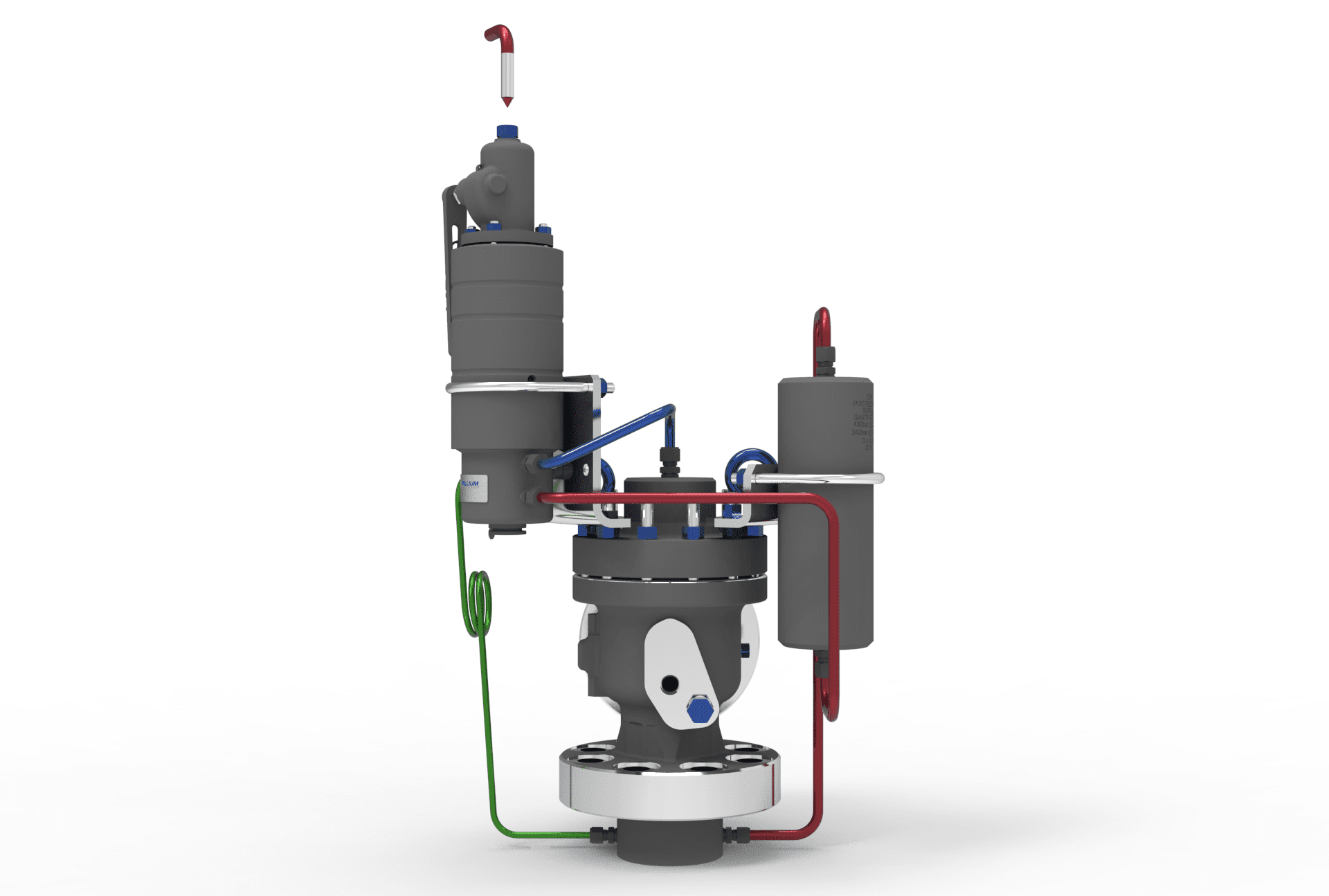 SARASIN-RSBD® STARECO (76E SERIES) PILOT OPERATED PRESSURE RELIEF VALVE back view