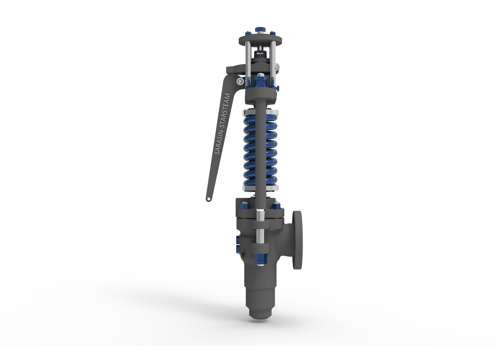 SARASIN-RSBD® STARSTEAM (V SERIES) SAFETY VALVE right side view