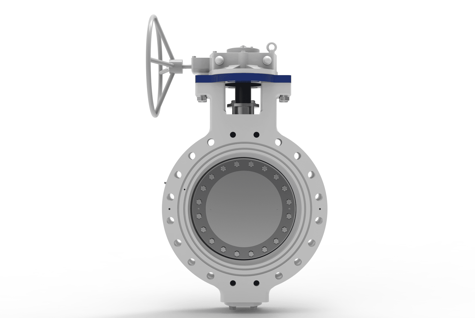 TRICENTRIC® TRIPLE OFFSET BUTTERFLY VALVES front view