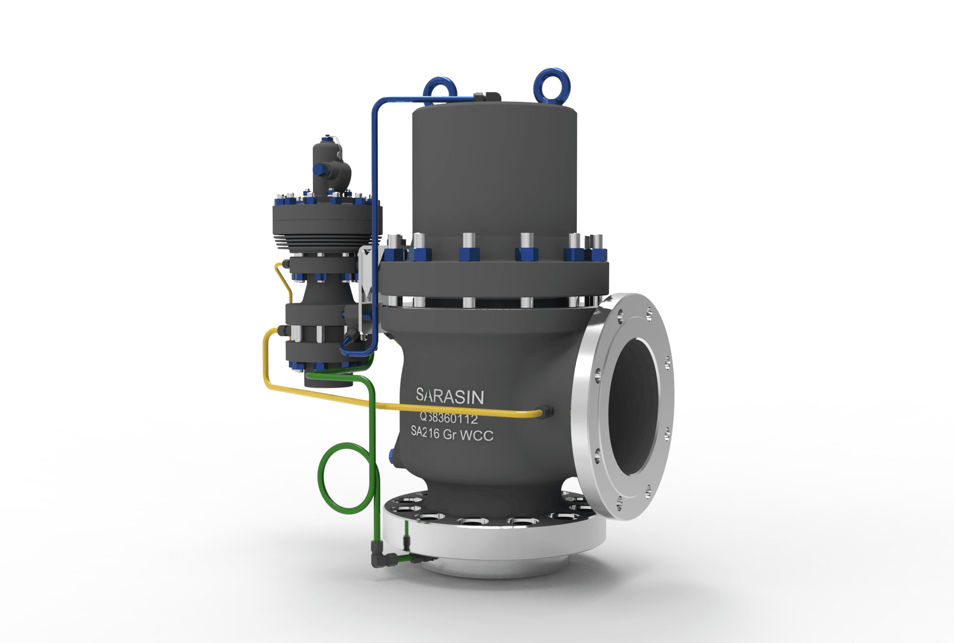 Sarasin 86 Series Pilot Operated Pressure Relief Valve 6