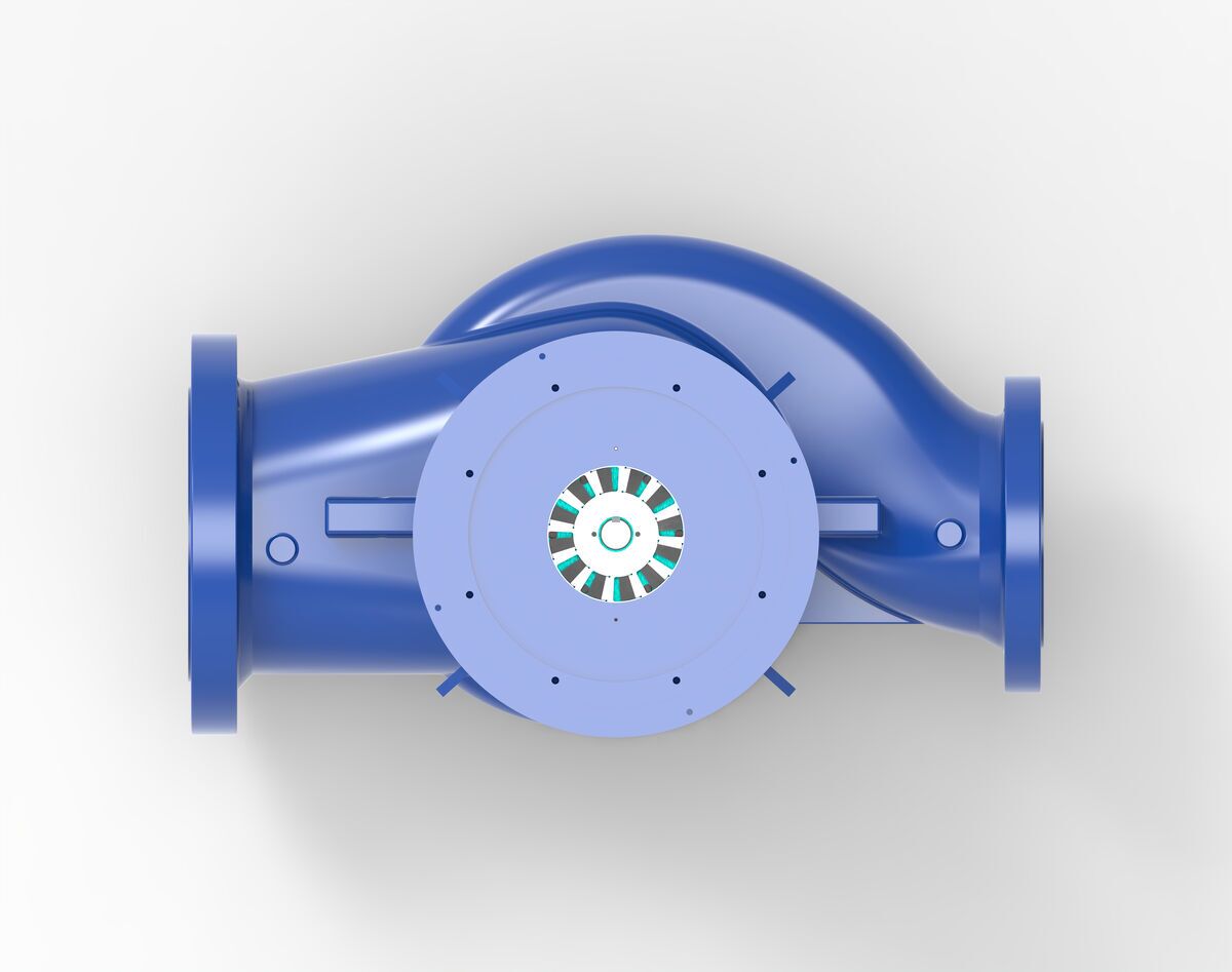 DSIL OH3 type API 610 Centrifugal Pump - Vertical View