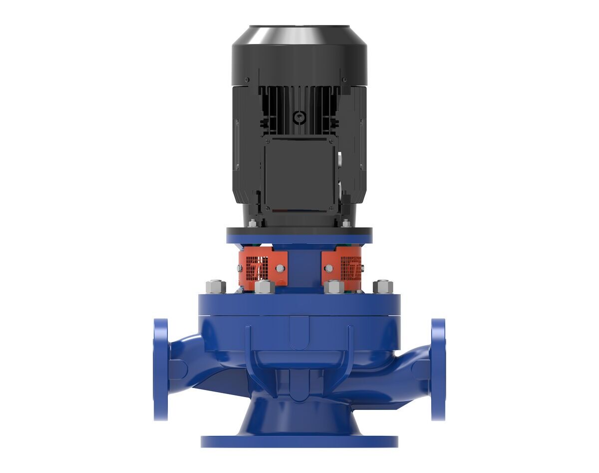 BS OH5 Type API 610 Centrifugal Pump - Side Mechanical View 1