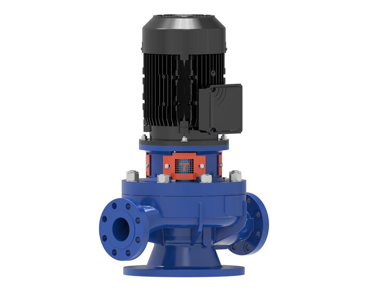 BS OH5 Type API 610 Centrifugal Pump - Angled View