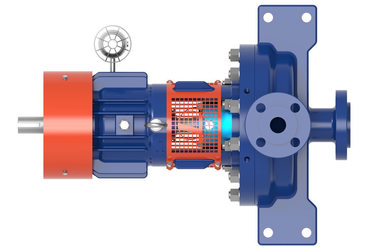 RL OH2 type API 610 Centrifugal Pump - Side Mechanical View 5