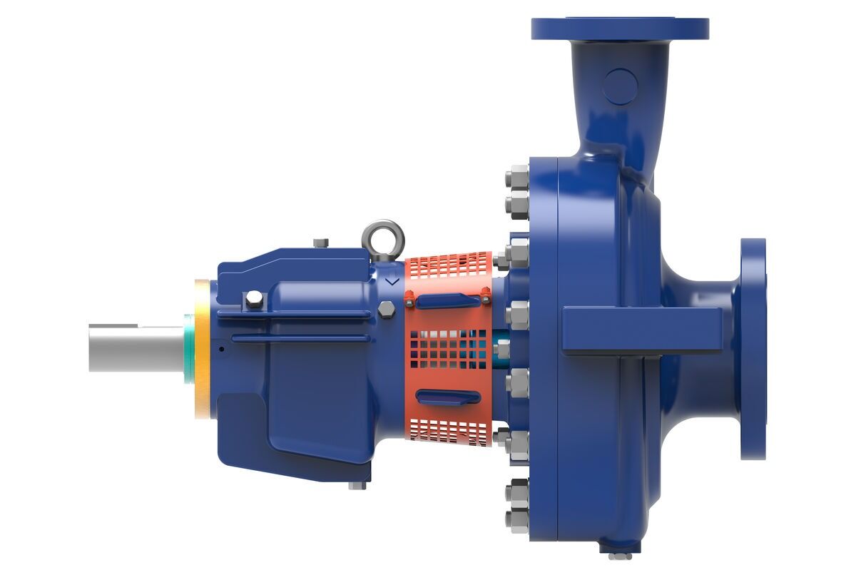 R OH2 type API 610 Centrifugal Pump - Side Mechanical View