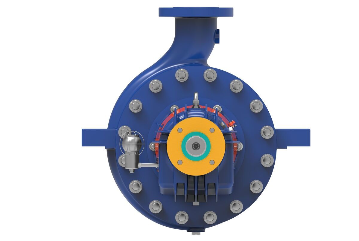 R OH2 type API 610 Centrifugal Pump - Verticle View