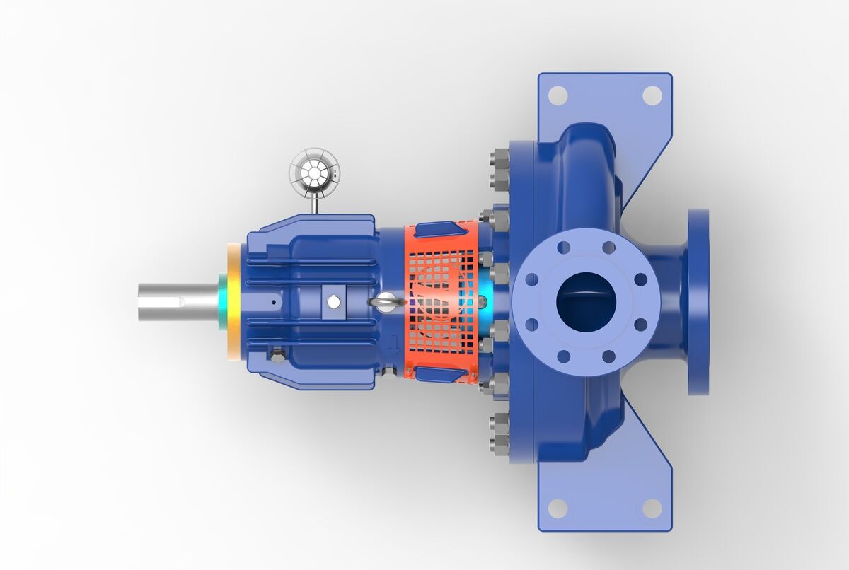 R OH2 type API 610 Centrifugal Pump - Side Mechanical View 6