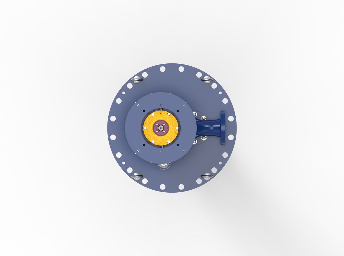 VI VS4 type API 610 Centrifugal Pump - Vertical View