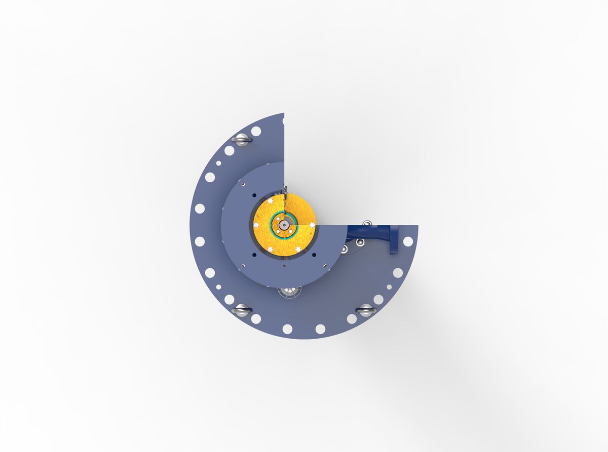 VI VS4 type API 610 Centrifugal Pump - Vertical View 1