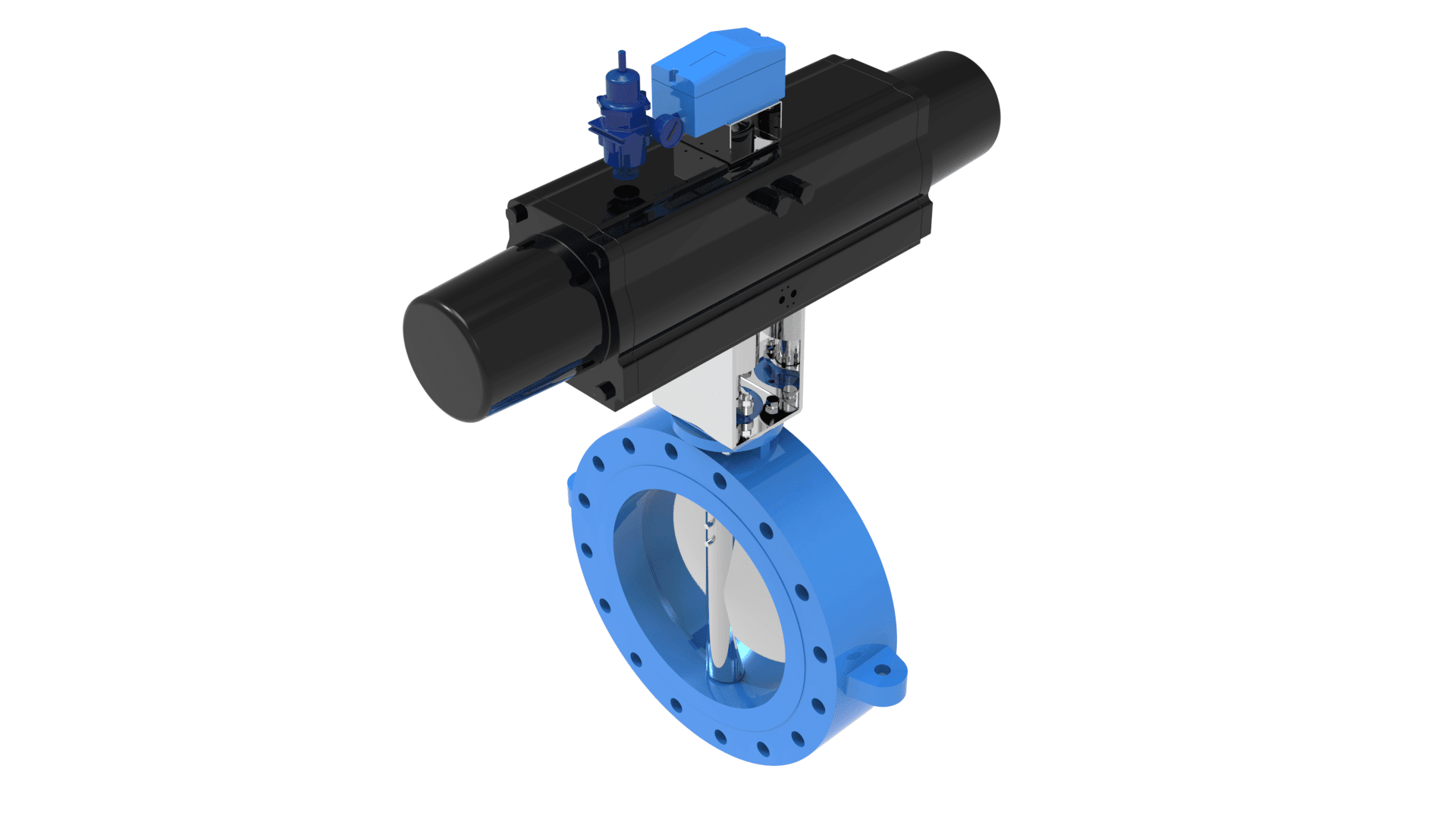 BATLEY VALVE® BV 10000 SWINGTHROUGH left angled view