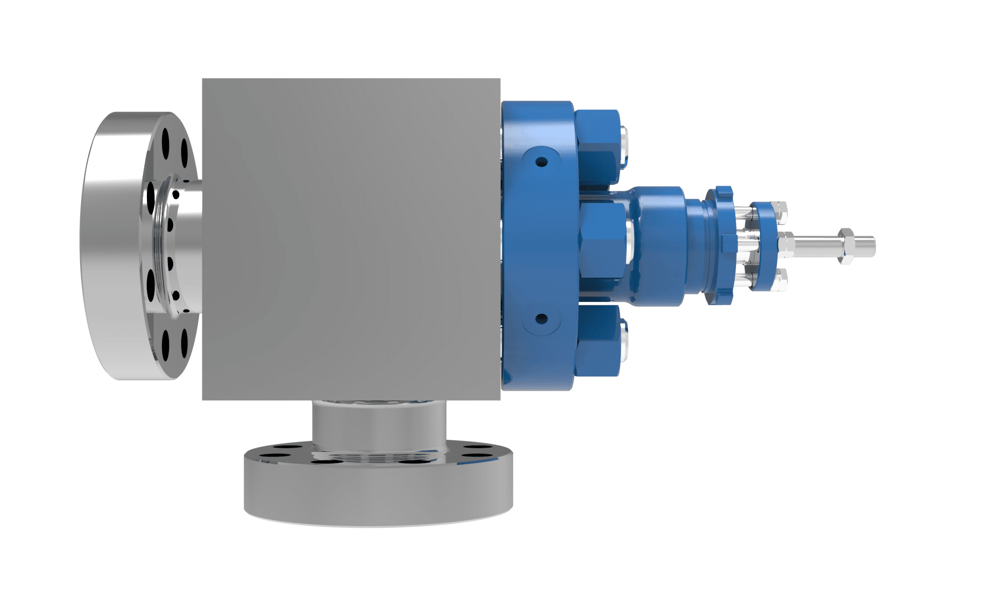 BLAKEBOROUGH® BV992 & BV993 CHOKE VALVES right side view