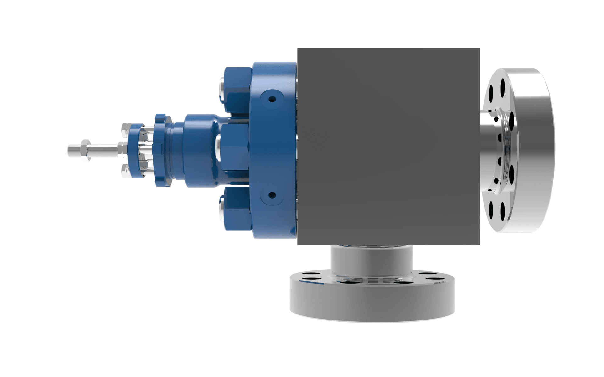 BLAKEBOROUGH® BV992 & BV993 CHOKE VALVES left side view