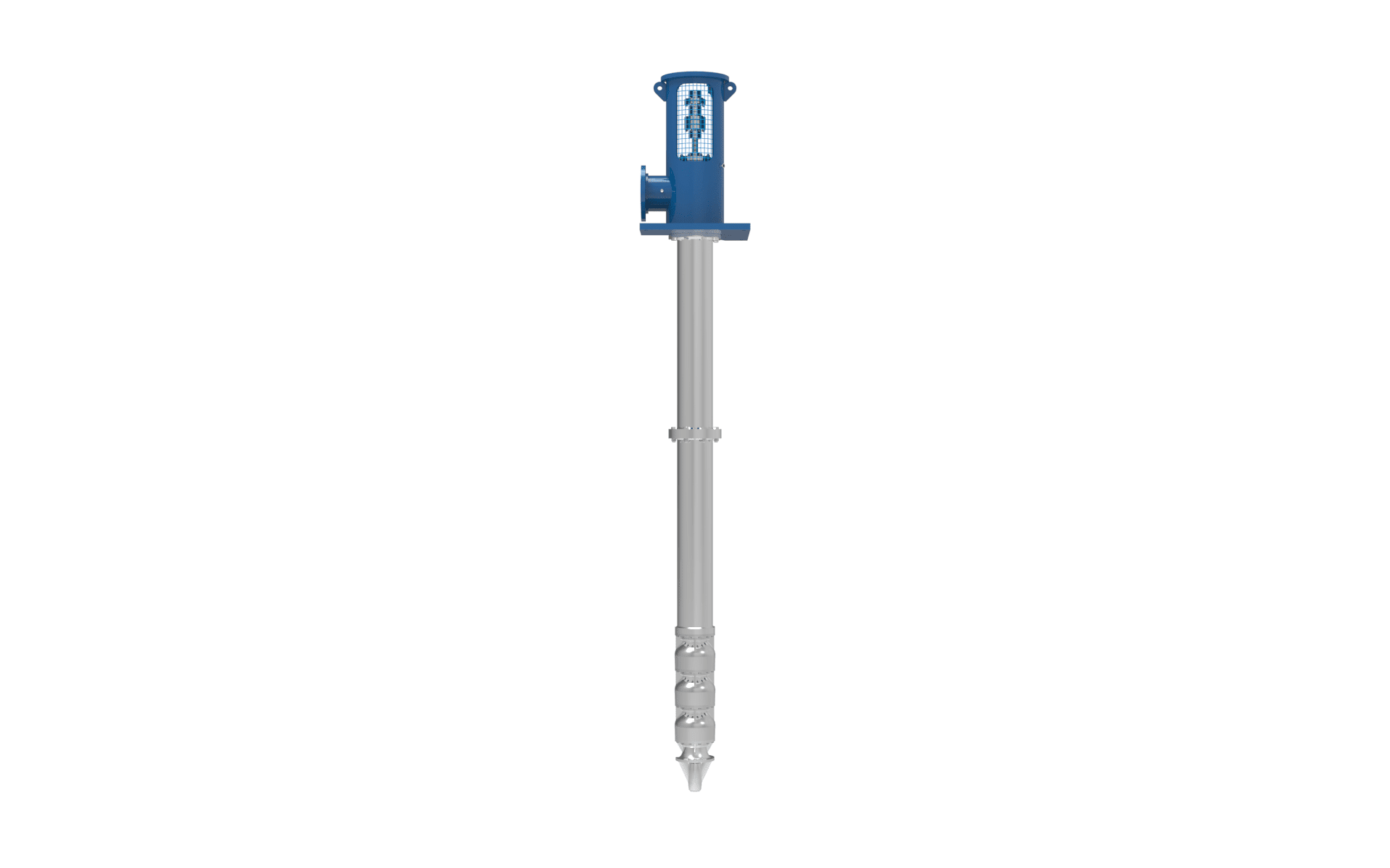 FLOWAY® VTSP VERTICAL TURBINE SOLIDS PUMP back view