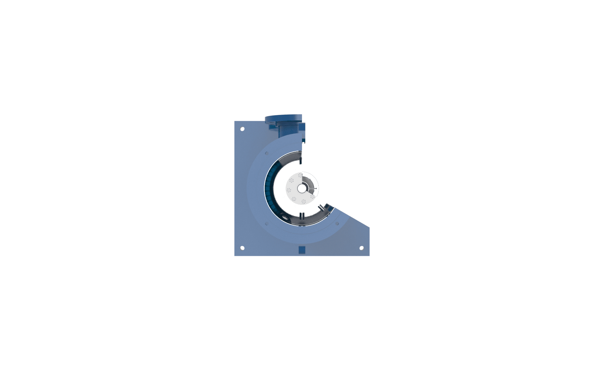 FLOWAY® VTSP VERTICAL TURBINE SOLIDS PUMP top view