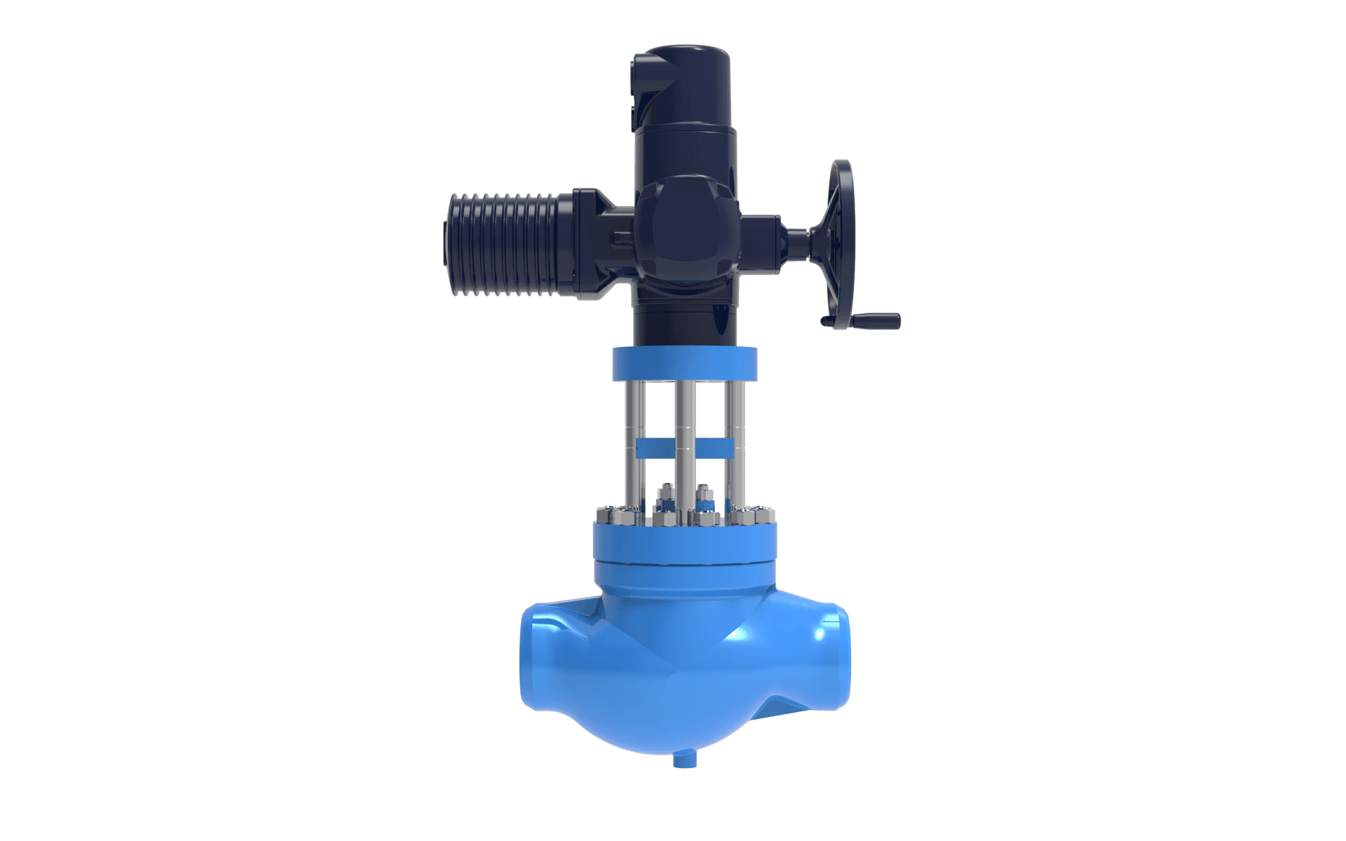 HOPKINSONS® GLOBE VALVES right side horizontal view