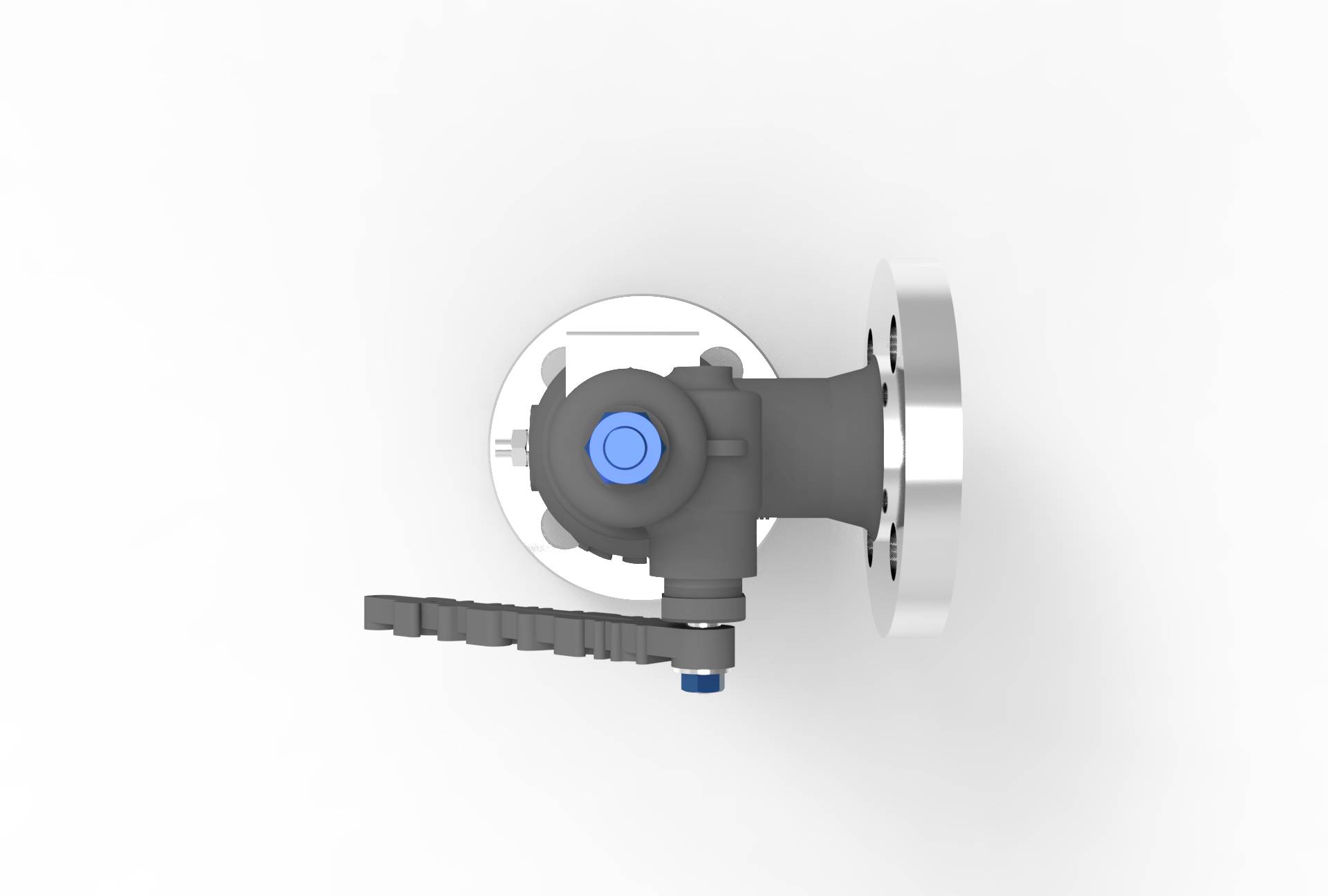 SARASIN-RSBD® 9 SERIES PRESSURE RELIEF VALVE top view