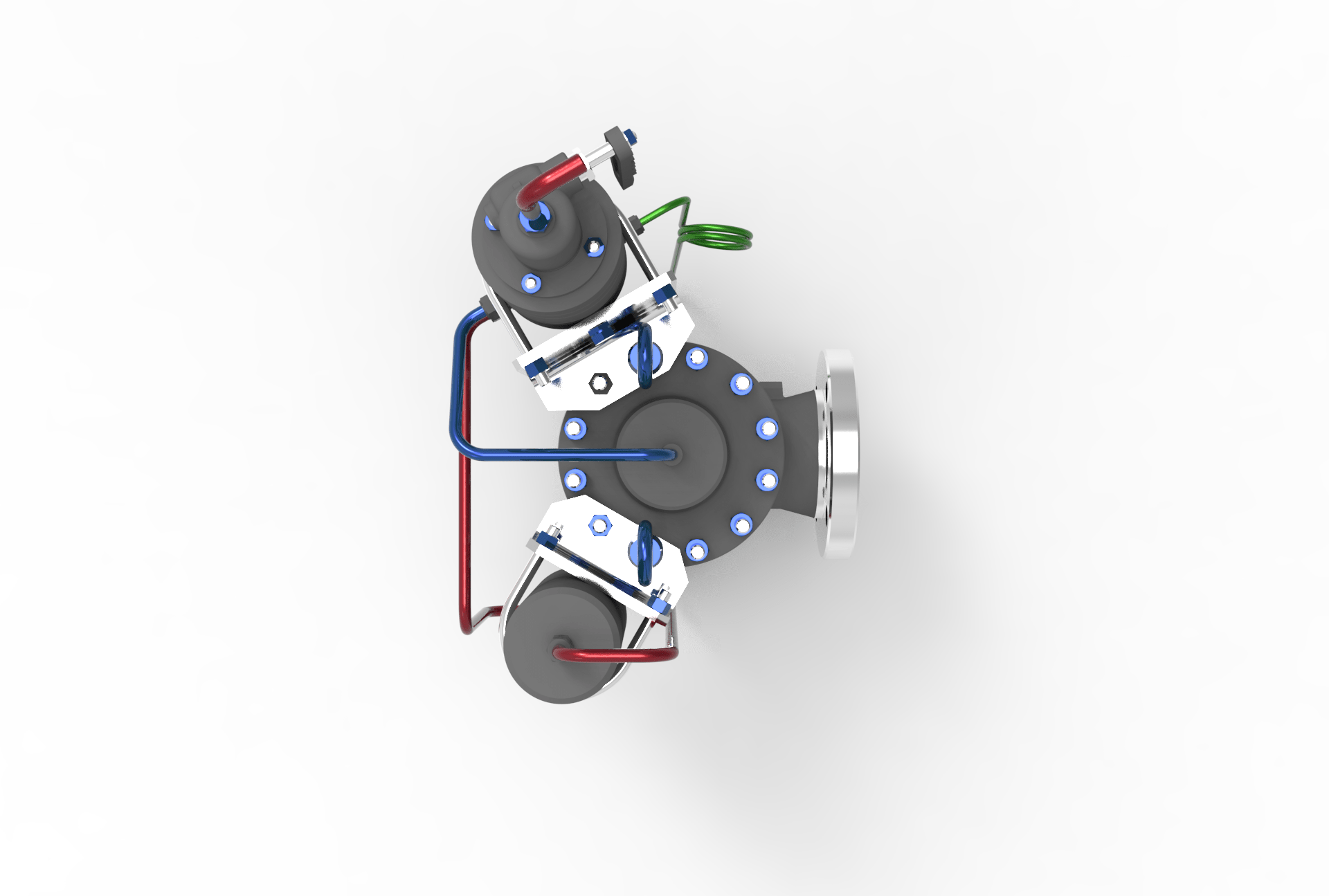 SARASIN-RSBD® STARECO (76E SERIES) PILOT OPERATED PRESSURE RELIEF VALVE top view