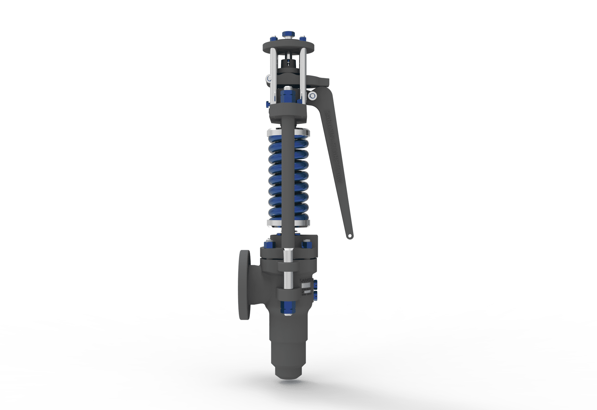 SARASIN-RSBD® STARSTEAM (V SERIES) SAFETY VALVE left side view