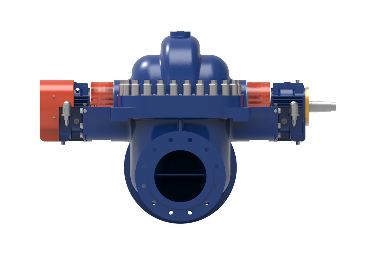 AXD BB1 type API 610 Centrifugal Pump - Side View