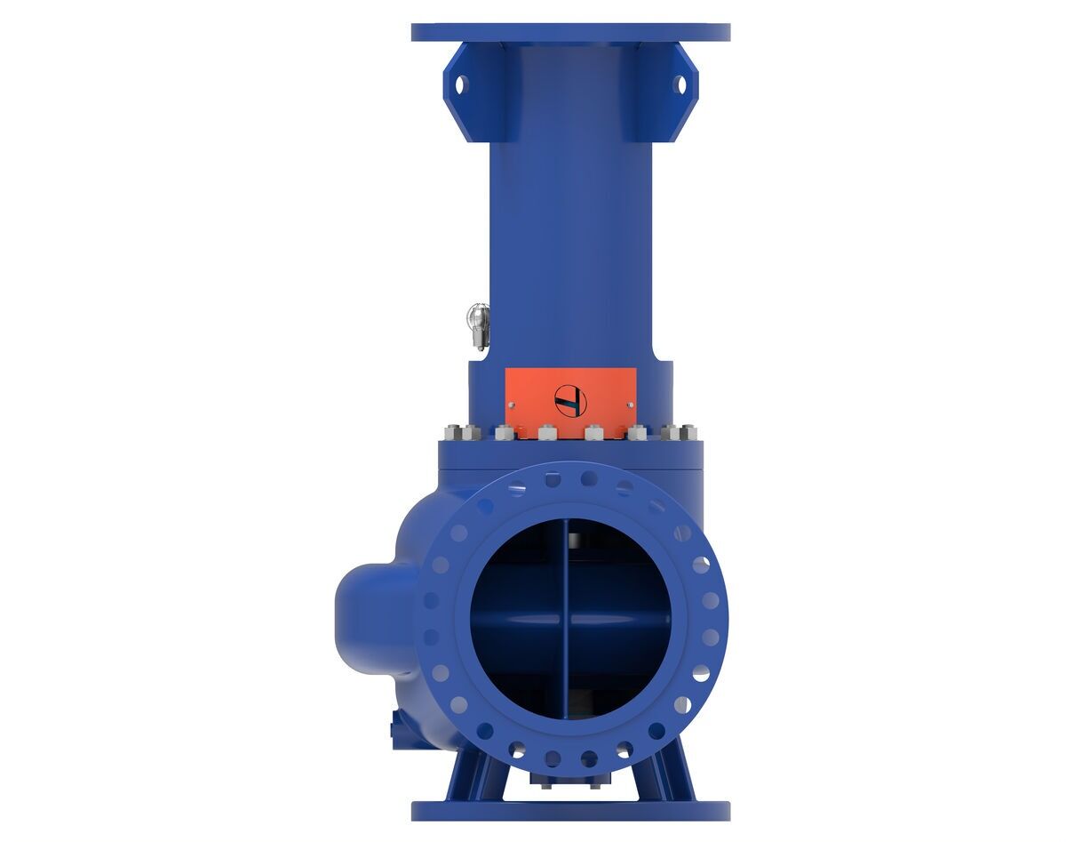 DSIL OH3 type API 610 Centrifugal Pump - Side Mechanical View 1