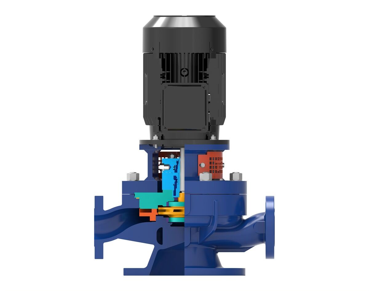 BS OH5 Type API 610 Centrifugal Pump - Side Mechanical View 2