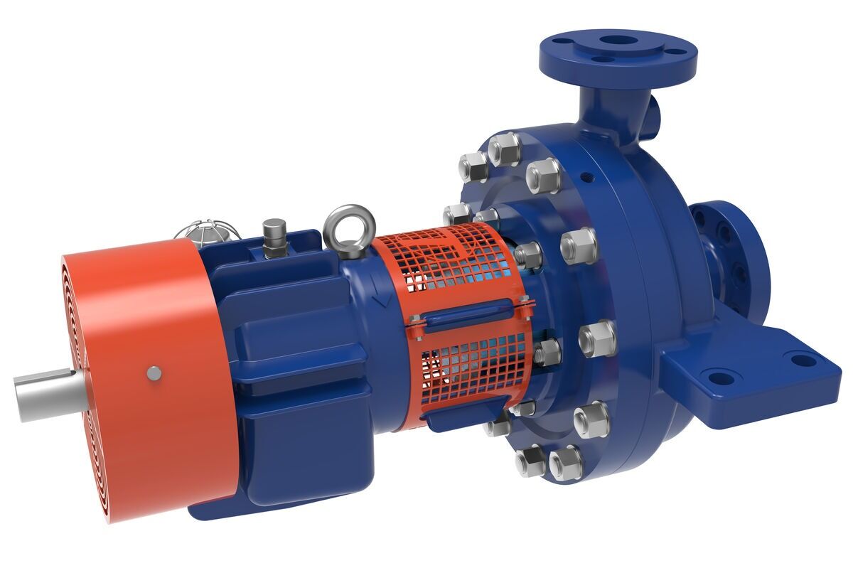 RL OH2 type API 610 Centrifugal Pump - Perspective View