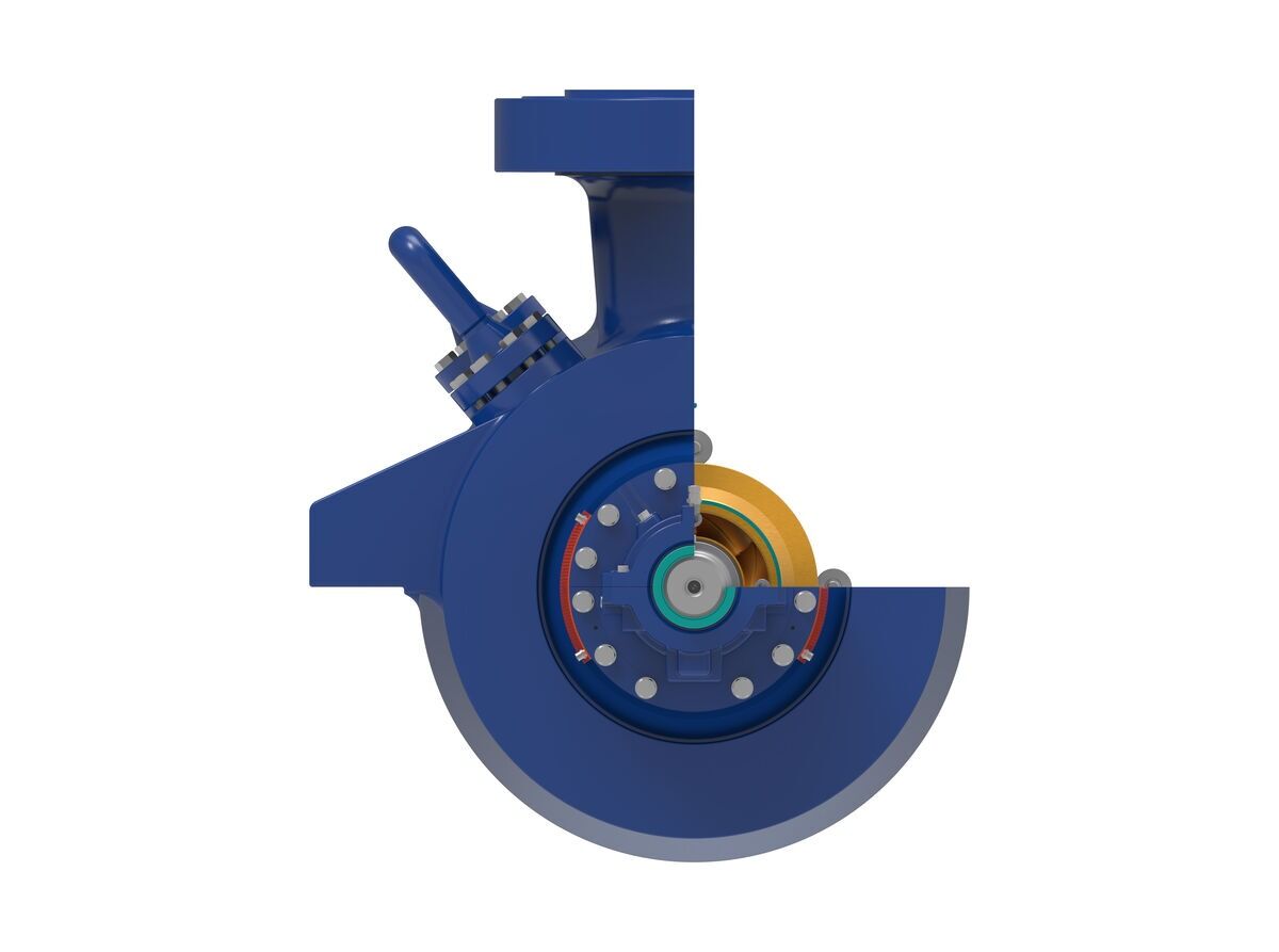 BB5 - TMP model: MESB – MESB-D Centrifugal-Pump - Side View 3