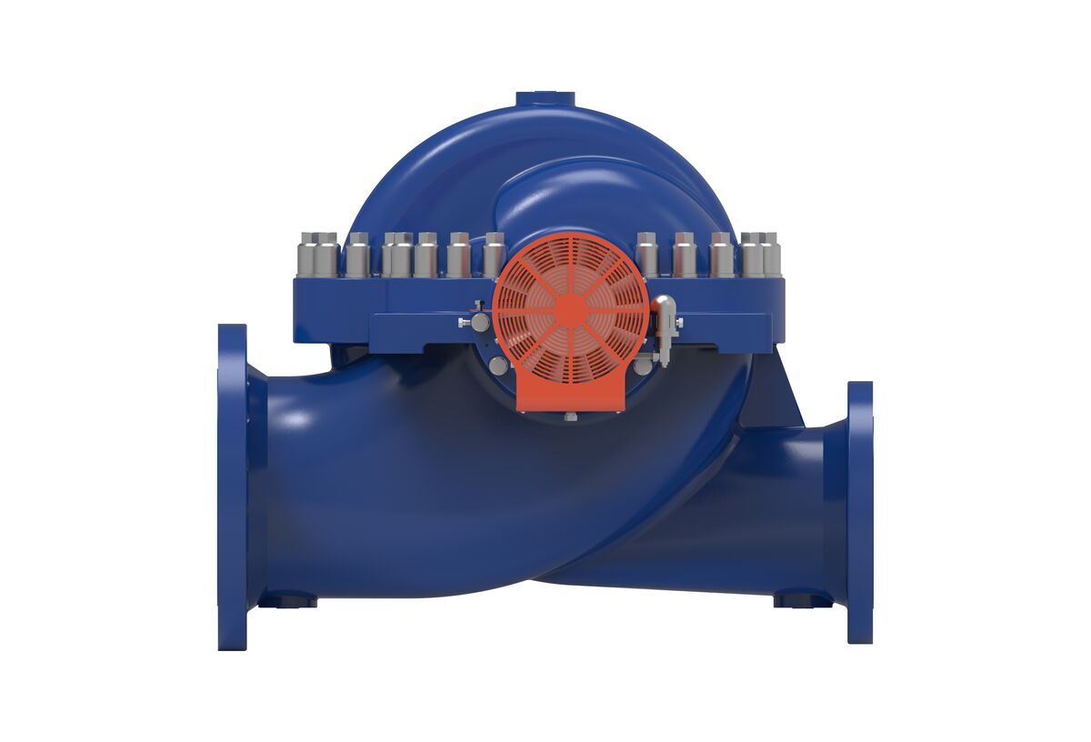 AXD BB1 type API 610 Centrifugal Pump - Angled View