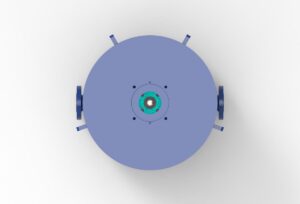 BSD OH3 Type API 610 Centrifugal Pump - Verticle View