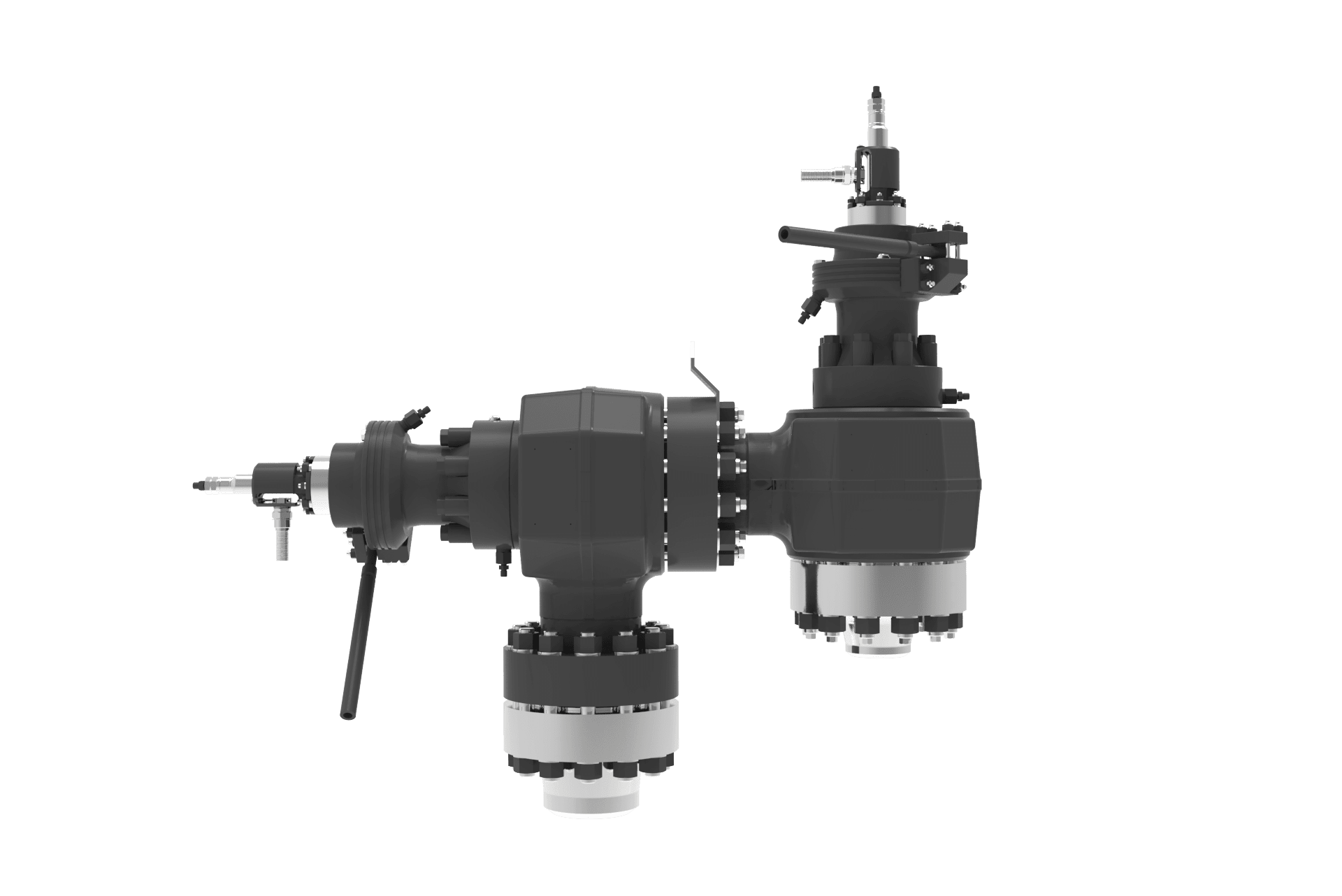 Backside view of a SEBIM PRG 2000 POSV Tandem Safety Valve manufactured by Trillium Flow Technologies