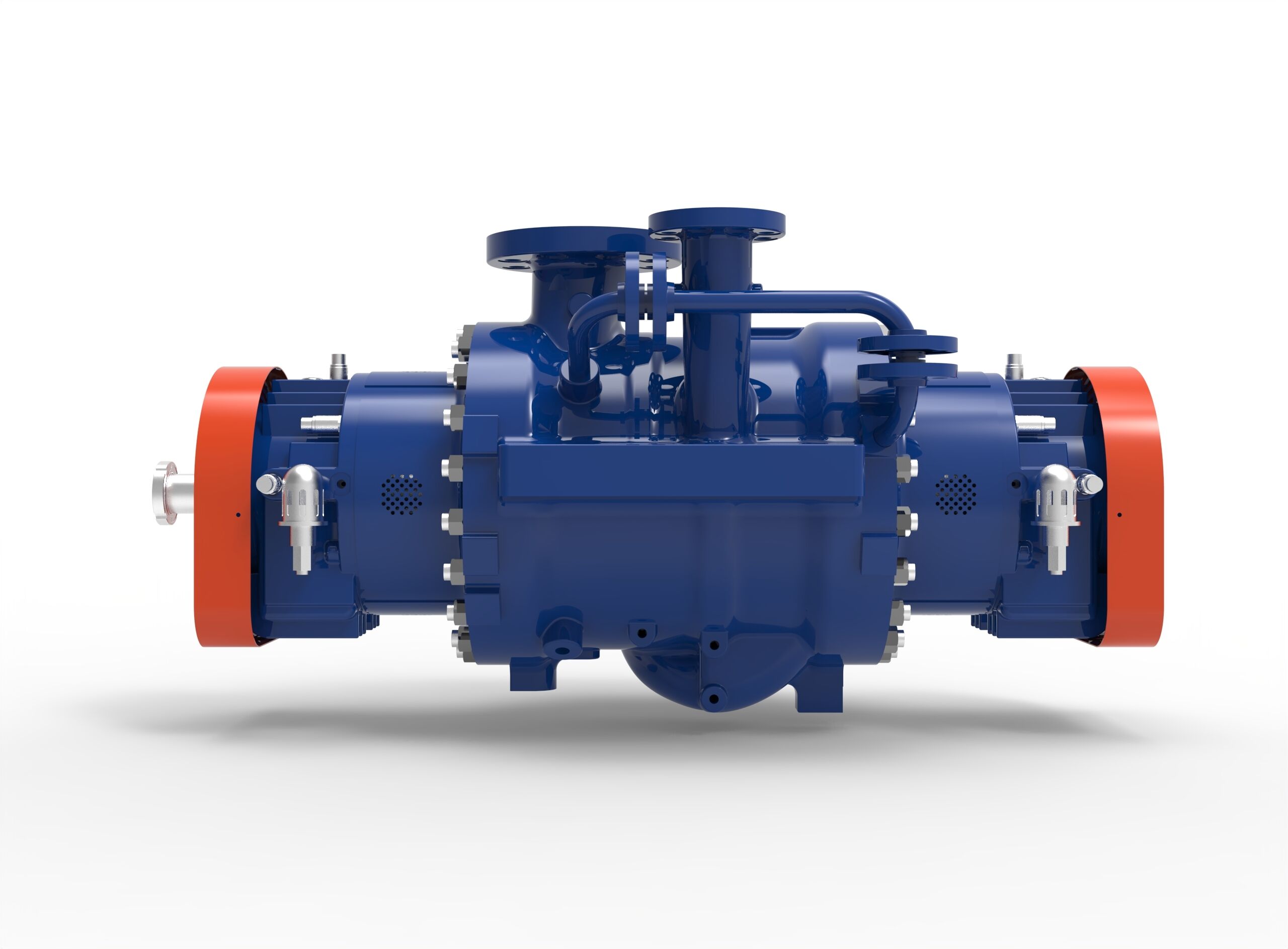 Left side view of a Termomeccanica Pompe A2P 610 Centrifugal Pump manufactured by Trillium Flow Technologies