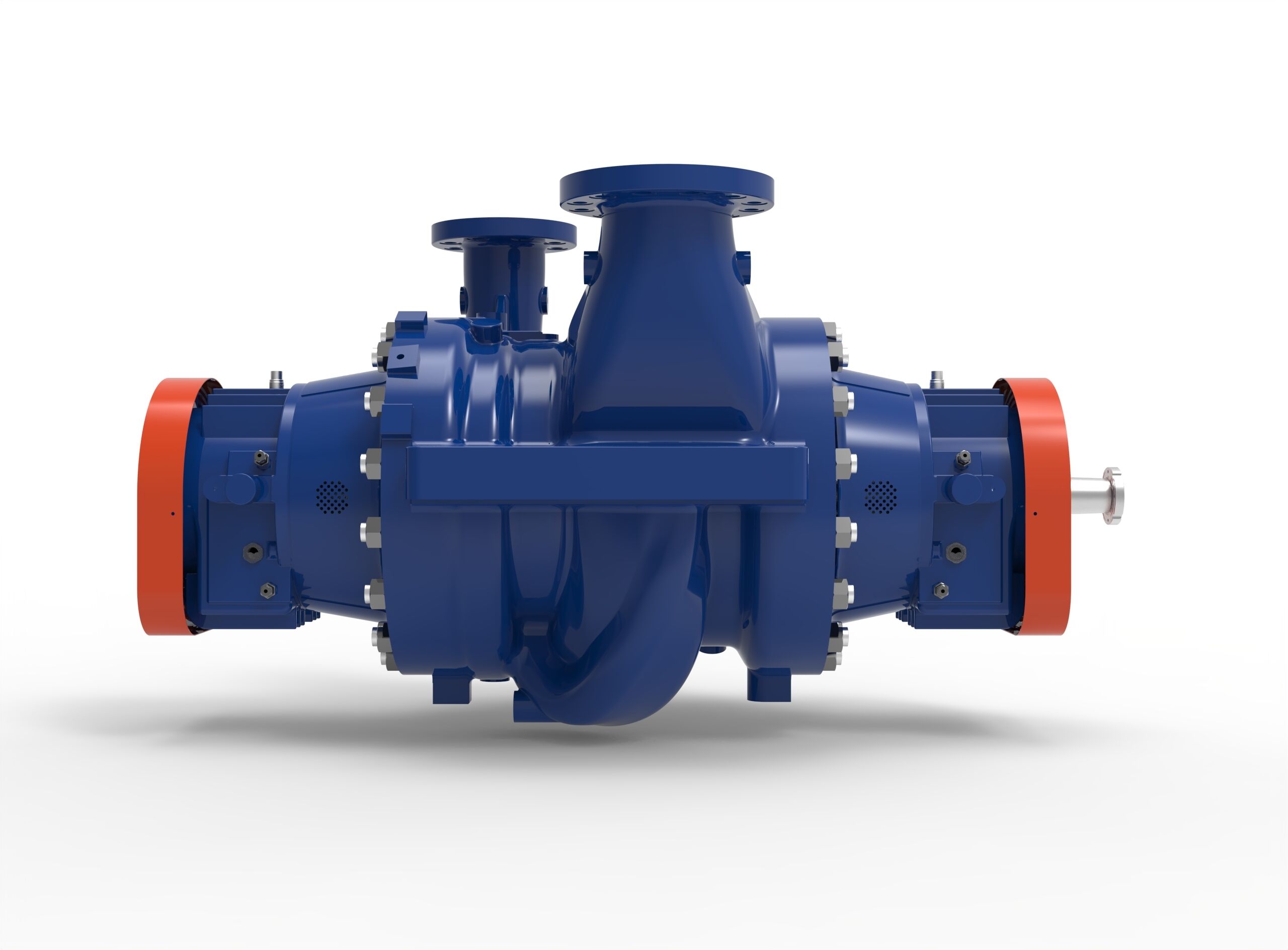 Right side view of a Termomeccanica Pompe A2PD 610 Centrifugal Pump manufactured by Trillium Flow Technologies