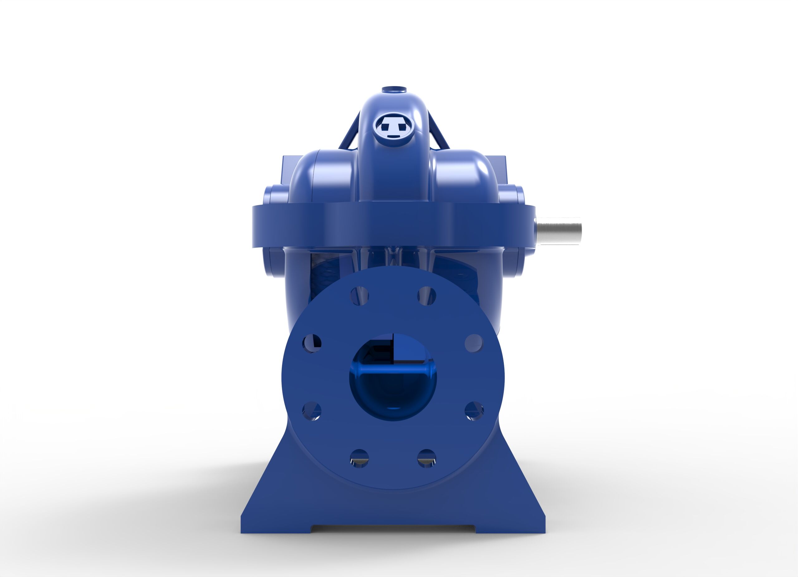 Right side view of a Termomeccanica Pompe HSS Patented Centrifugal Pump manufactured by Trillium Flow Technologies