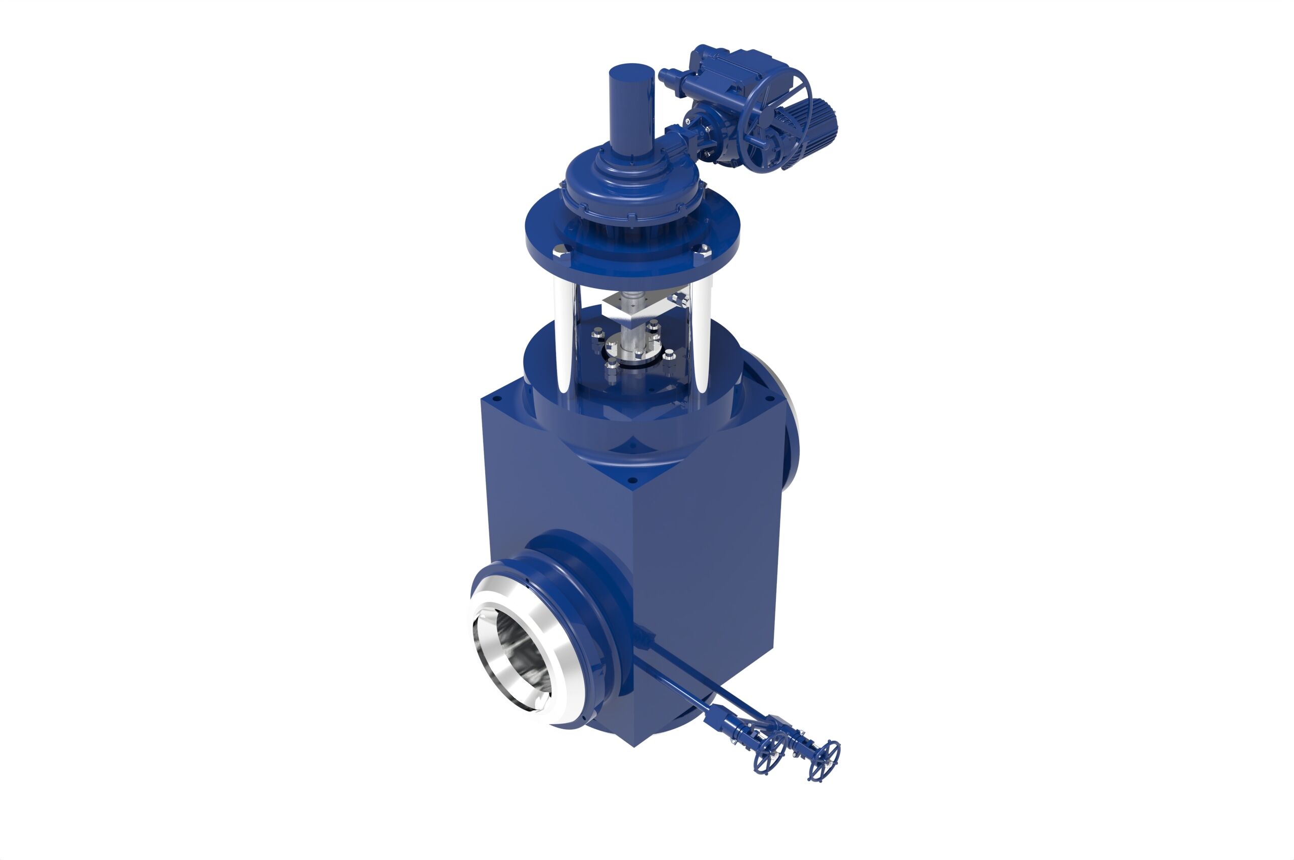 ATWOODMORRILL Forged Three Way Valve - Perspective view