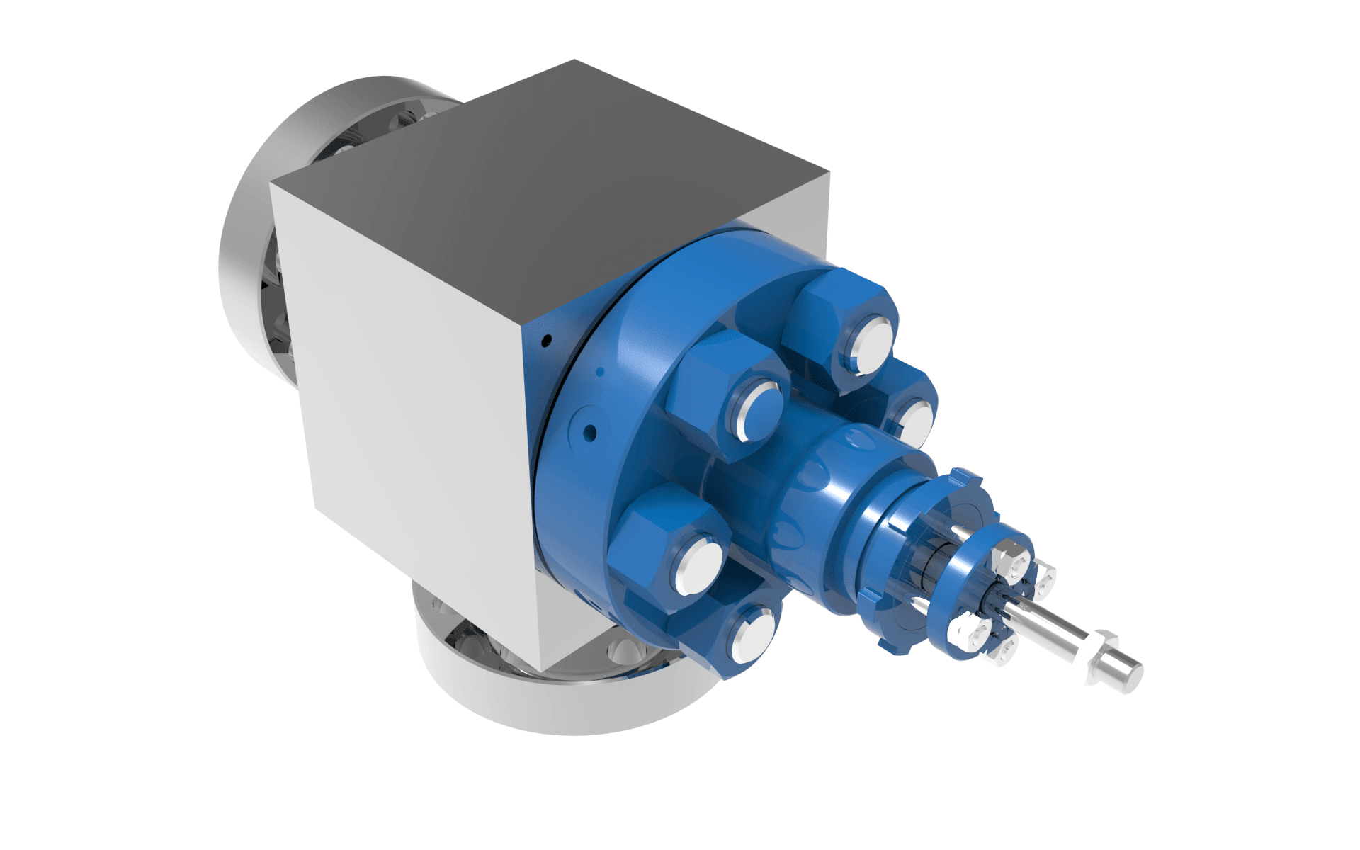 BLAKEBOROUGH® BV992 & BV993 CHOKE VALVES right angled view