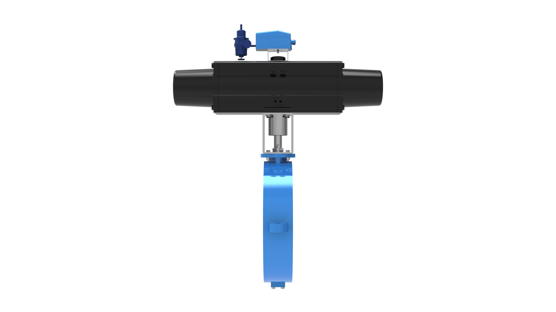 BATLEY VALVE® BV 10000 SWINGTHROUGH left side view