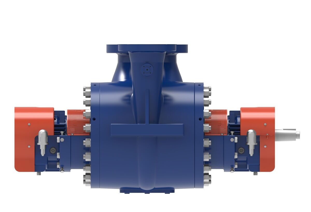 DSA BB2 Type API 610 Centrifugal Pump - Side Mechanical View