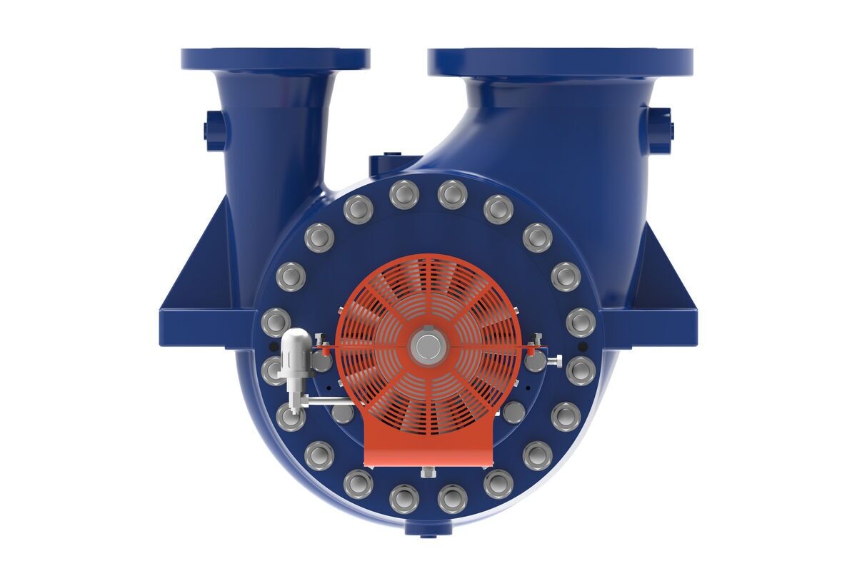 DSA BB2 Type API 610 Centrifugal Pump - Side Mechanical View 6