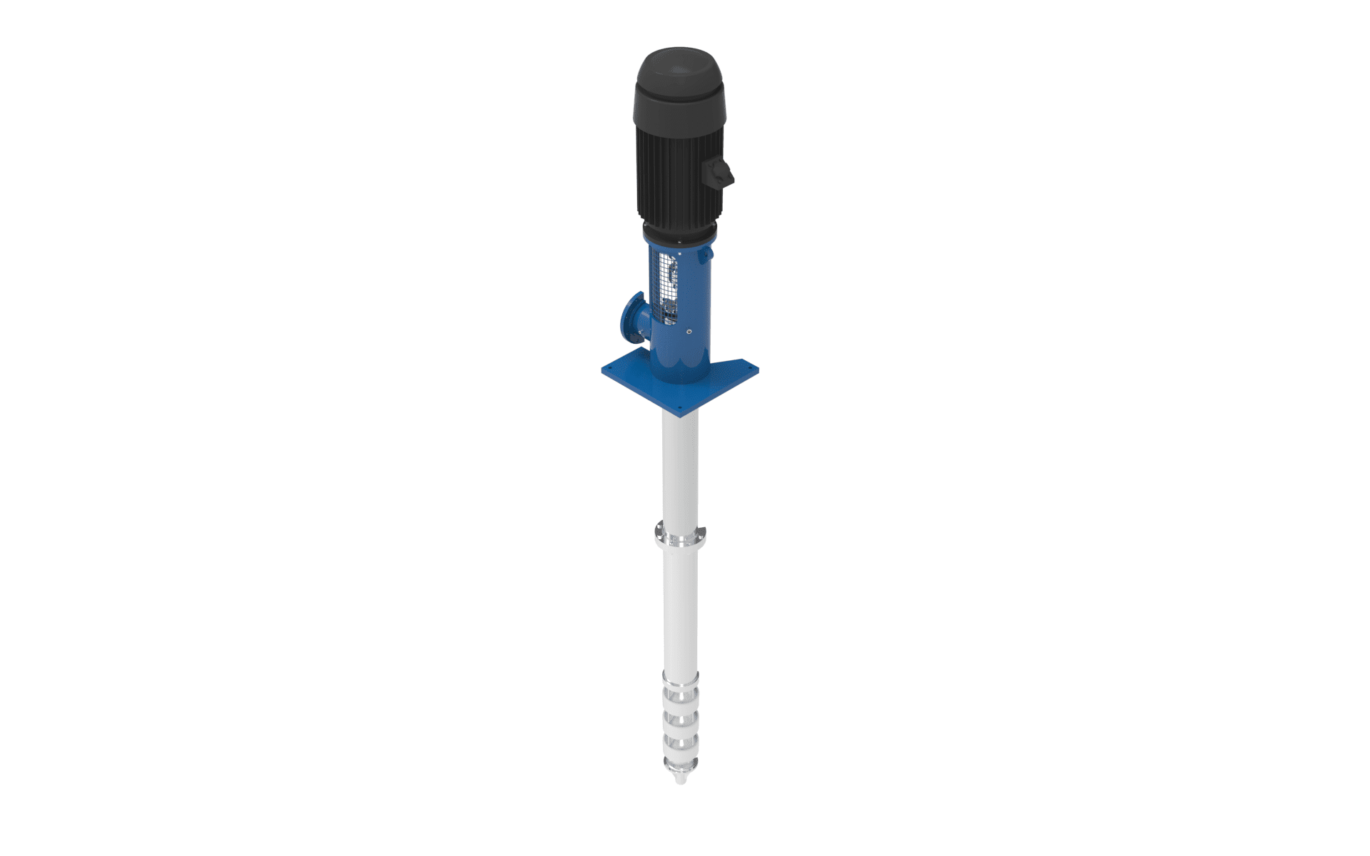 FLOWAY® VTP GENERAL VERTICAL TURBINE PUMP back angled view